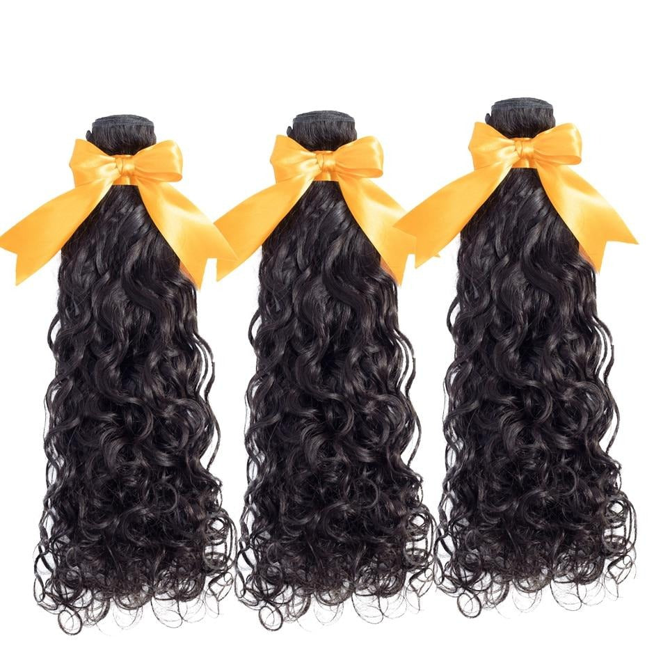 MALAYSIAN WATER WAVE HAIR 4 BUNDLES 100% HUMAN