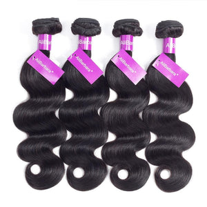 PERUVIAN BODY WAVE HAIR BUNDLES 100% HUMAN HAIR