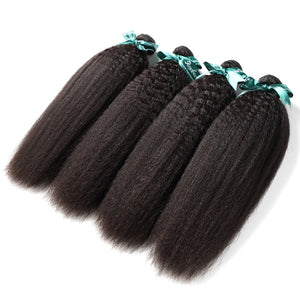 INDIAN HAIR KINKY STRAIGHT REMY HAIR EXTENSION