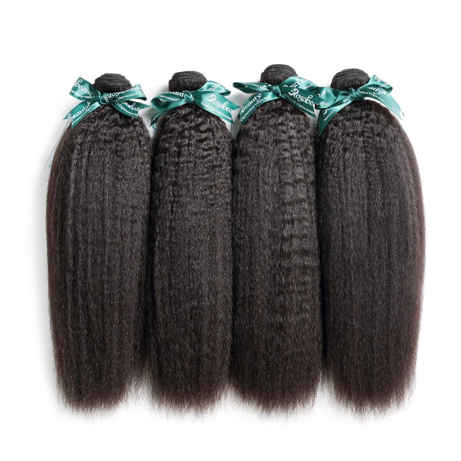 INDIAN HAIR KINKY STRAIGHT REMY HAIR EXTENSION