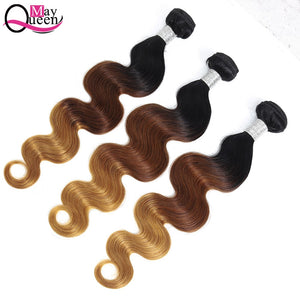 BODY WAVE 3&4PIECES REMY HAIR EXTENSIONS 100% HUMAN HAIR