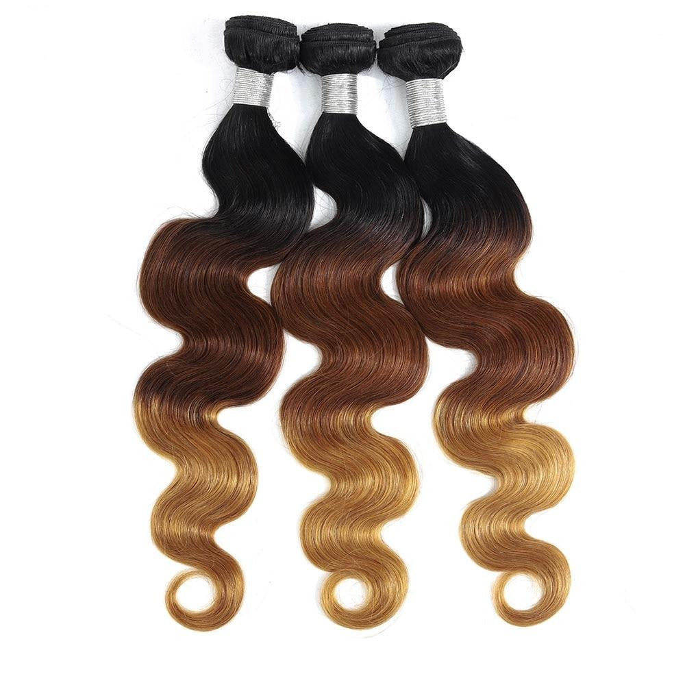 BODY WAVE 3&4PIECES REMY HAIR EXTENSIONS 100% HUMAN HAIR