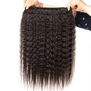KINKY STRAIGHT HAIR BUNDLES BRAZILIAN HAIR