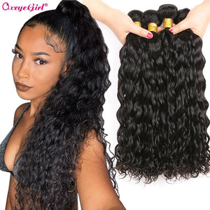 HAIR 3/4 BUNDLES DEALS PERUVIAN HAIR 100% HUMAN HAIR