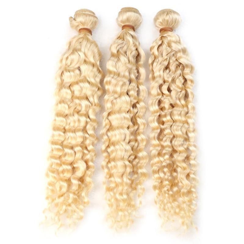 HONEY BLONDE MALAYSIAN DEEP WAVE BUNDLES HUMAN HAIR