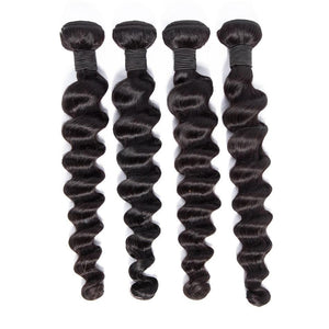 LOOSE DEEP WAVE BUNDLES INDIAN HUMAN HAIR